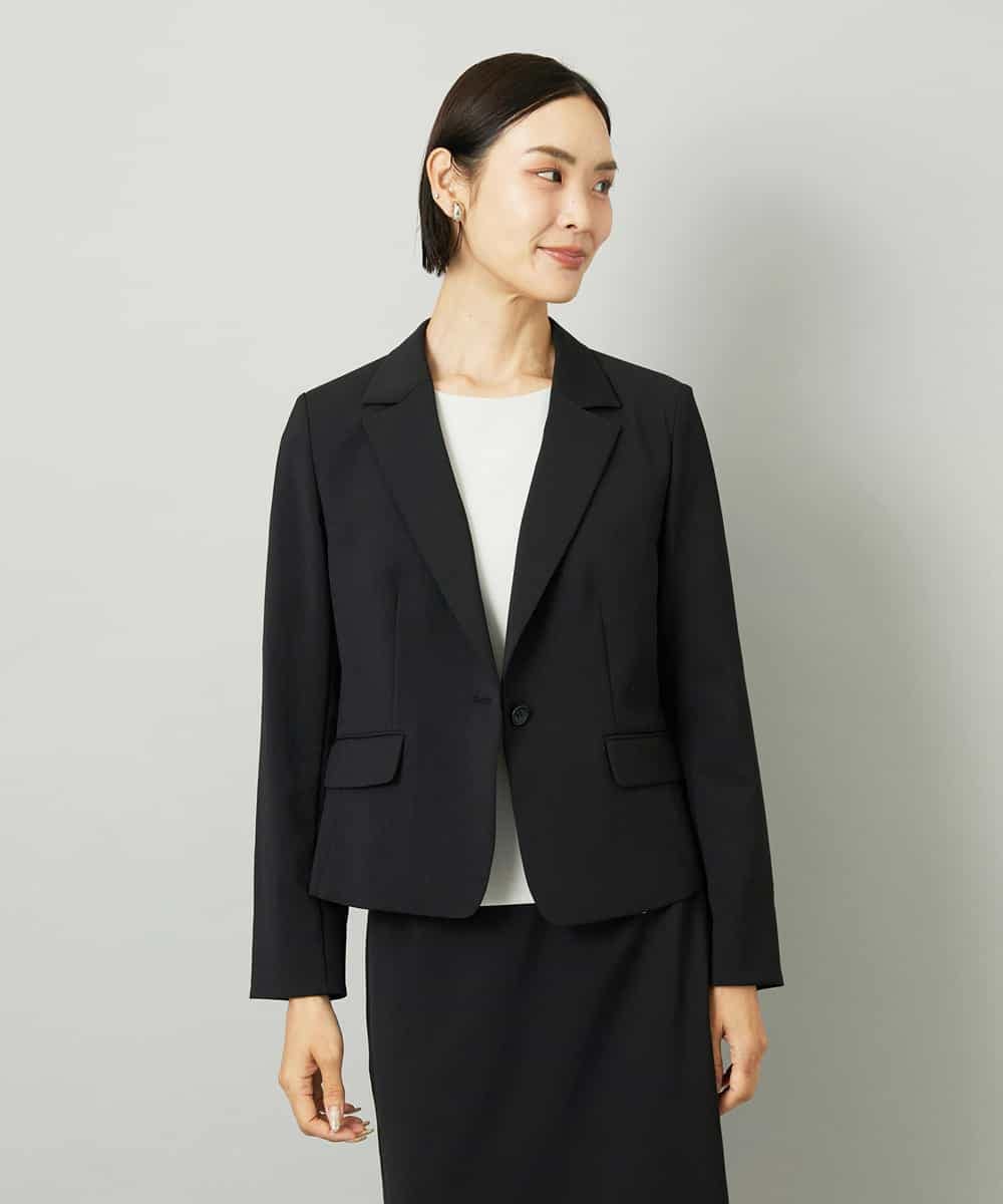 FMDAD36380 MICHEL KLEIN(ミッシェルクラン) [セットアップ対応]テーラードジャケット ブラック