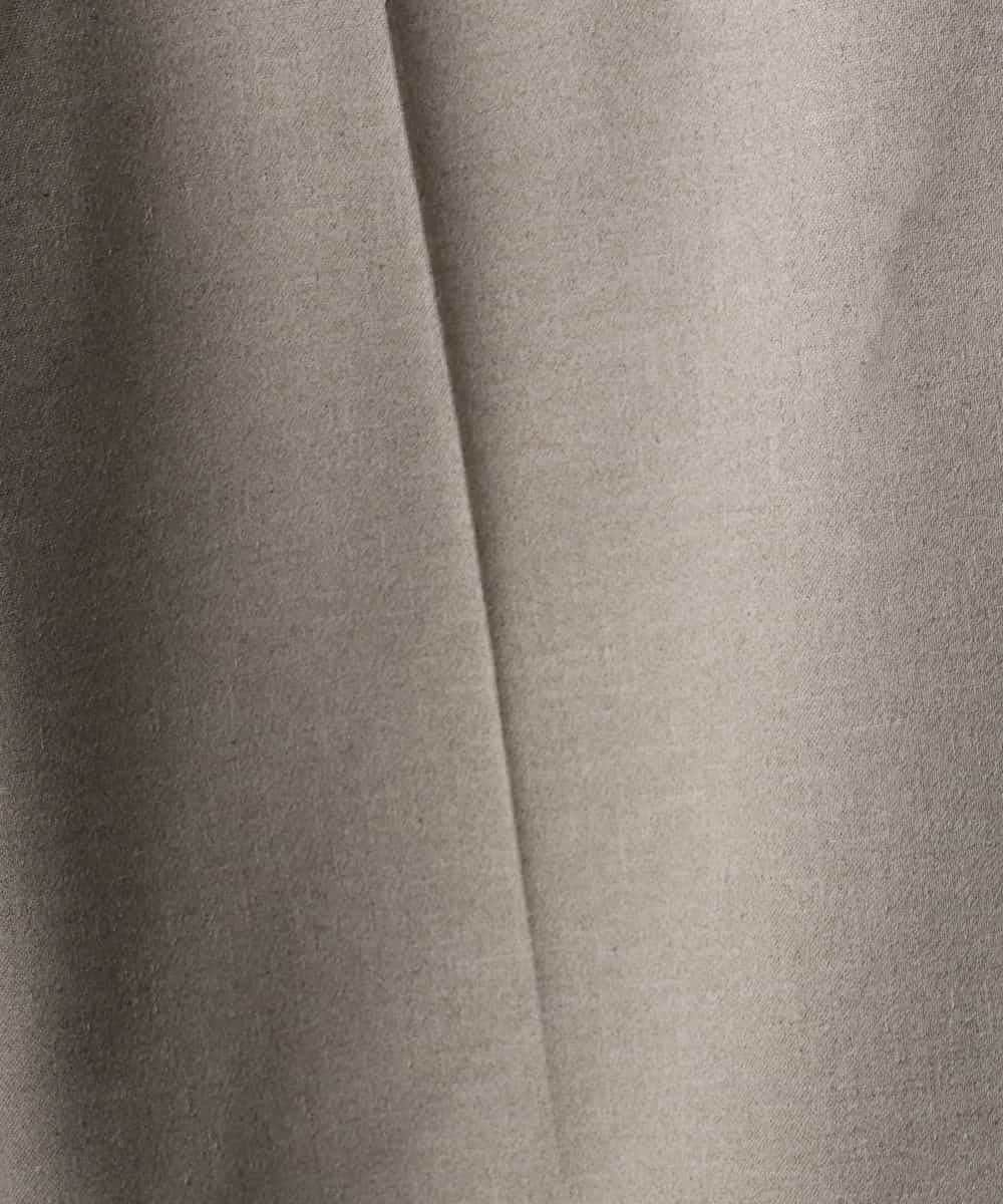 FMDGD05420 MICHEL KLEIN(ミッシェルクラン) [セットアップ対応]ツイードライク ノーカラージャケット ベージュ