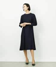 FMEDD08400 MICHEL KLEIN(ミッシェルクラン) [オケージョン/セレモニー]ドレープワンピース ネイビー