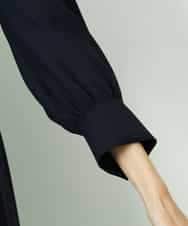 FMEDD08400 MICHEL KLEIN(ミッシェルクラン) [オケージョン/セレモニー]ドレープワンピース ネイビー