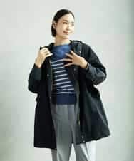 FMFAD15190 MICHEL KLEIN(ミッシェルクラン) ホールガーメント(R)ボトルネックニット ネイビー