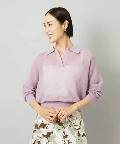 FMFAD22220 MICHEL KLEIN シアースキッパーニットプルオーバー