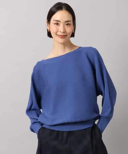 FMFAH17190 MICHEL KLEIN [定番人気]ホールガーメント(R)ドルマンスリーブニット(長袖)