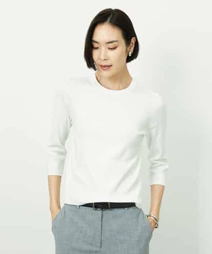 FMFDD01190 MICHEL KLEIN [アンサンブル対応]コンパクトニットプルオーバー