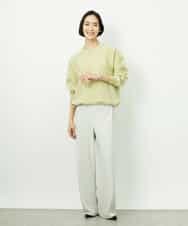 FMFDD02210 MICHEL KLEIN(ミッシェルクラン) ドロストラグランニットプルオーバー ネイビー