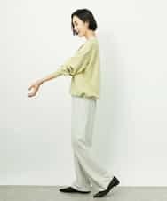 FMFDD02210 MICHEL KLEIN(ミッシェルクラン) ドロストラグランニットプルオーバー ネイビー
