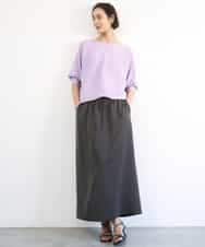 FMFDD17190 MICHEL KLEIN(ミッシェルクラン) ［定番人気］ホールガーメント(R)ドルマンスリーブニット ベージュ