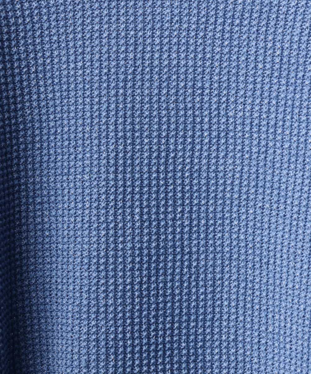 FMFGD04230 MICHEL KLEIN(ミッシェルクラン) ホールガーメント(R)ラグランラメニット ベージュ