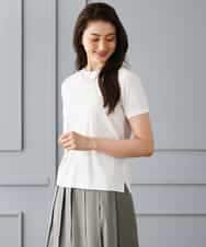 FMFGD24180 MICHEL KLEIN(ミッシェルクラン) [アンサンブル対応]シアープルオーバー ブルー