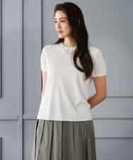 FMFGD24180 MICHEL KLEIN(ミッシェルクラン) [アンサンブル対応]シアープルオーバー ブルー