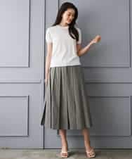 FMFGD24180 MICHEL KLEIN(ミッシェルクラン) [アンサンブル対応]シアープルオーバー ブルー