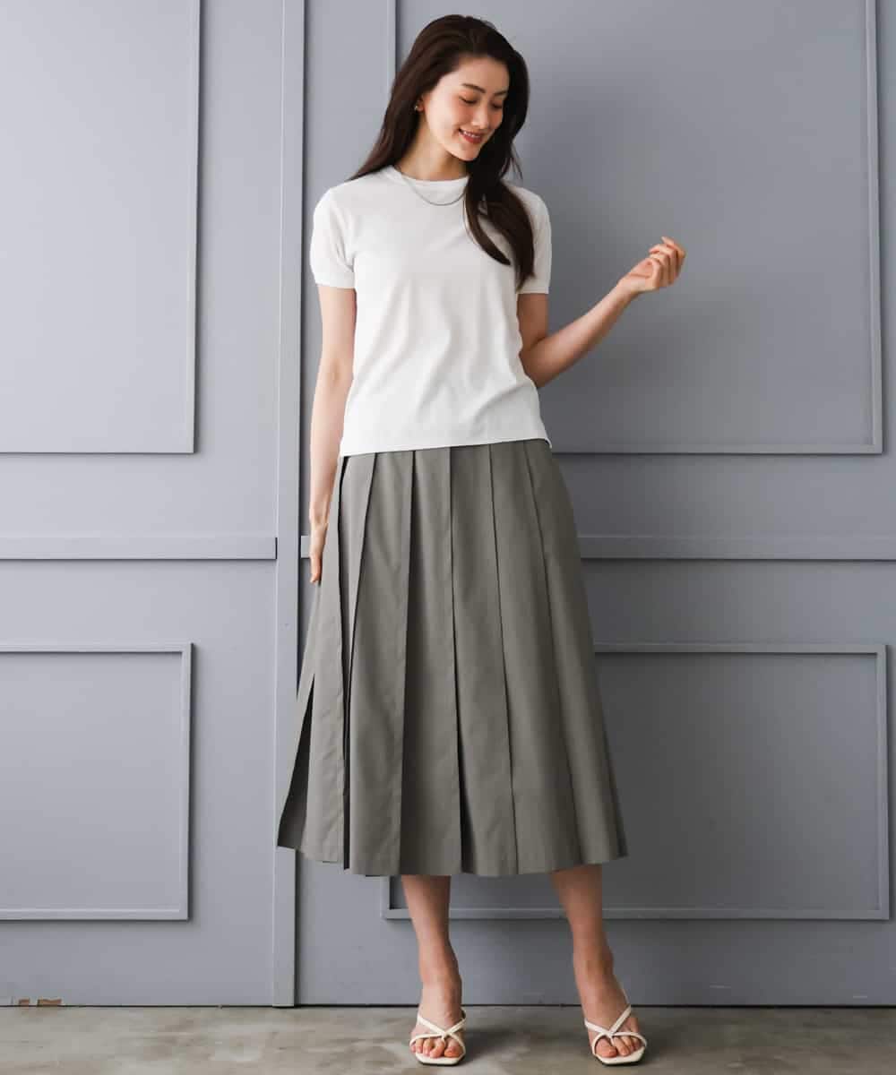 FMFGD24180 MICHEL KLEIN(ミッシェルクラン) [アンサンブル対応]シアープルオーバー ブルー