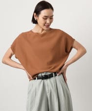 FMFGD26170 MICHEL KLEIN(ミッシェルクラン) ホールガーメント(R)フレンチスリーブニット ベージュ