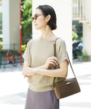 FMFHD26170 MICHEL KLEIN(ミッシェルクラン) ホールガーメント(R)フレンチスリーブニット イエロー