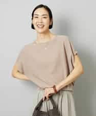 FMFHD26170 MICHEL KLEIN(ミッシェルクラン) ホールガーメント(R)フレンチスリーブニット イエロー