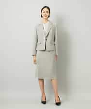 FMHAD35190 MICHEL KLEIN(ミッシェルクラン) [セットアップ対応]セミフレアスカート グレー