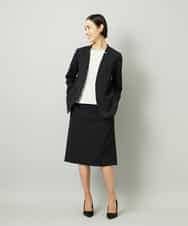 FMHAD35190 MICHEL KLEIN(ミッシェルクラン) [セットアップ対応]セミフレアスカート グレー