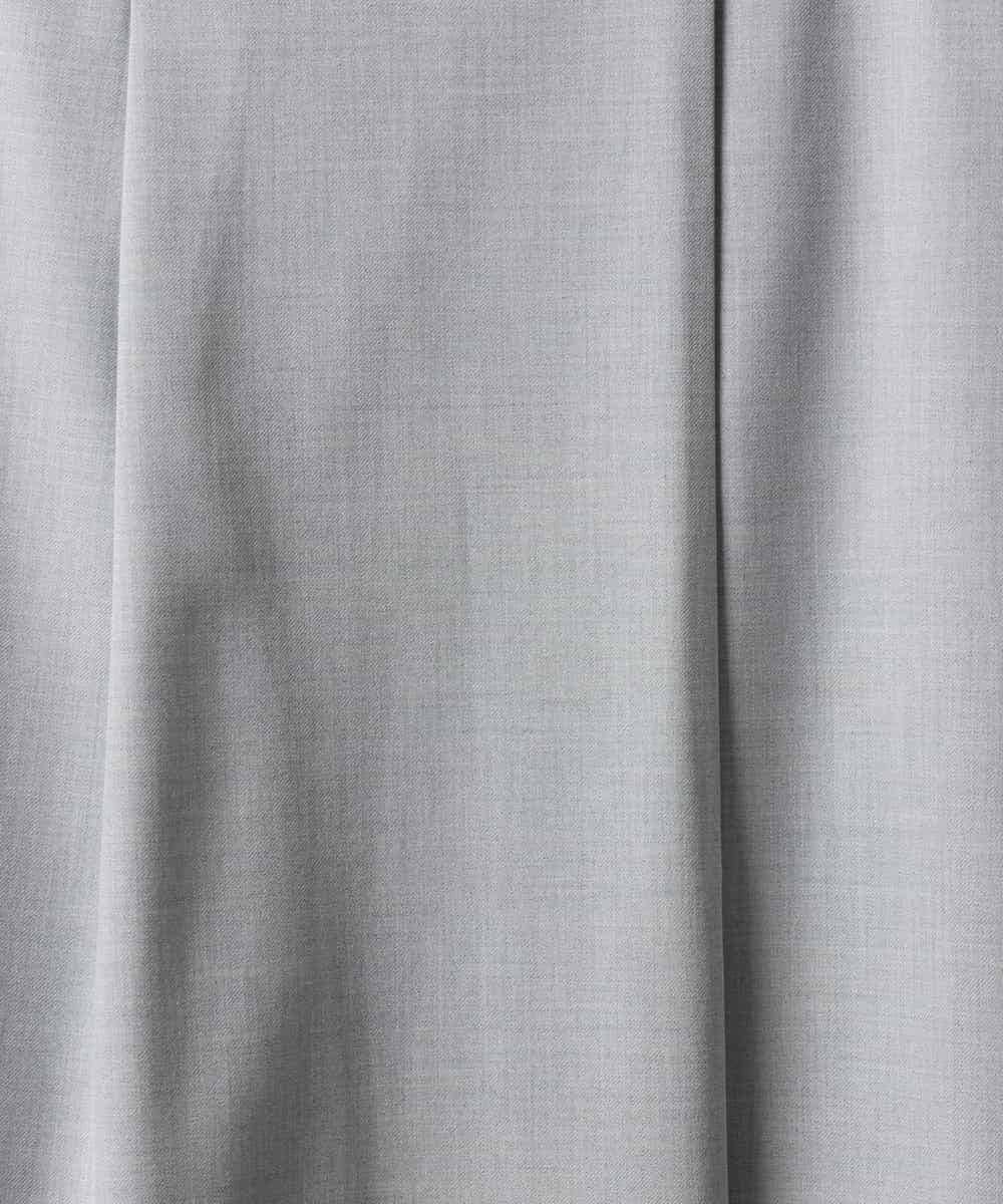 FMHAG41240 MICHEL KLEIN(ミッシェルクラン) ラップAラインスカート ライトグレー