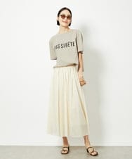 FMHAV48190 MICHEL KLEIN(ミッシェルクラン) ソフトチュールスカート アイボリー(80)