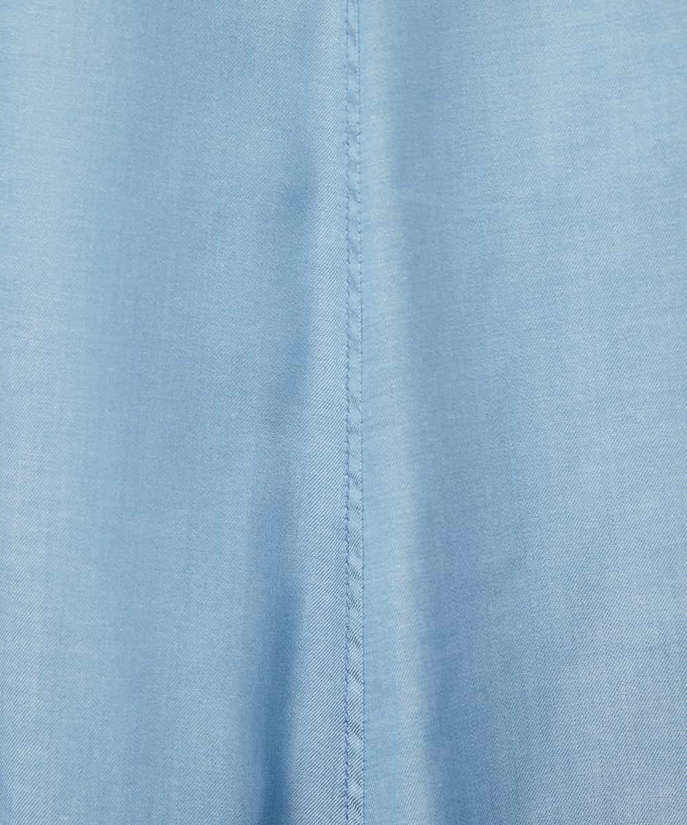 FMHHD05330 MICHEL KLEIN(ミッシェルクラン) [セットアップ対応]デニムライク フレアスカート ネイビー