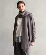 FMKAG42160 MICHEL KLEIN(ミッシェルクラン) [レイヤードスタイルにおすすめ]裾レースドッキングカットソー ブラック