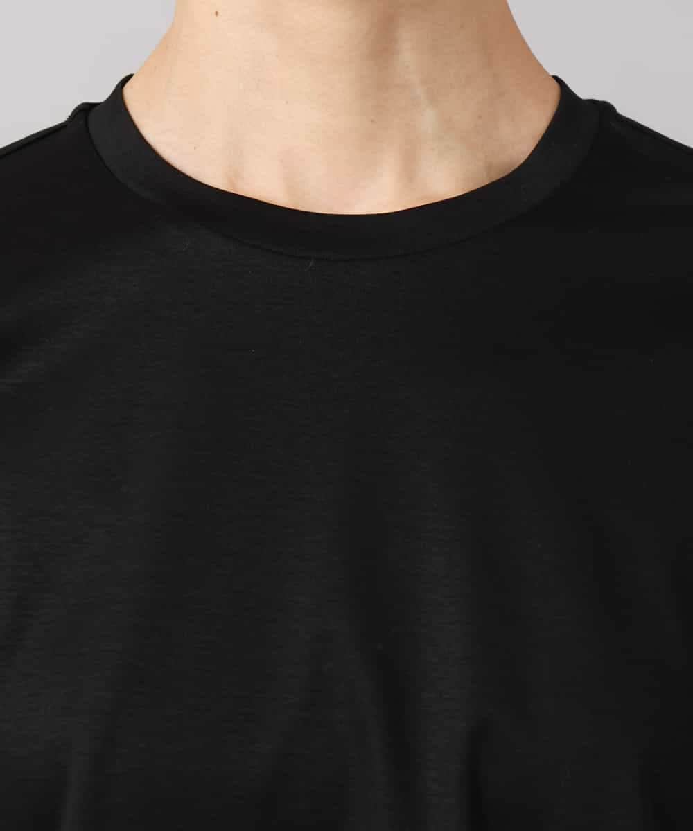 FMKAG42160 MICHEL KLEIN(ミッシェルクラン) [レイヤードスタイルにおすすめ]裾レースドッキングカットソー ブラック