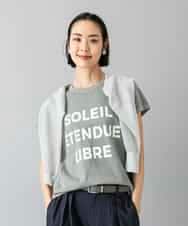 FMKGD01120 MICHEL KLEIN(ミッシェルクラン) クラックプリントロゴTシャツ イエロー