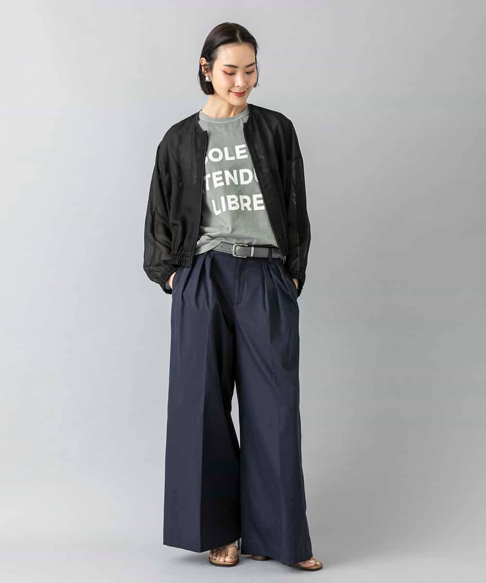 FMKGD01120 MICHEL KLEIN(ミッシェルクラン) クラックプリントロゴTシャツ イエロー