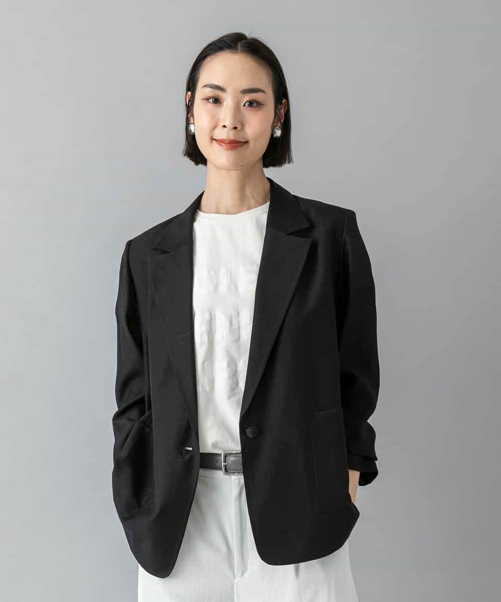 FMKGD01120 MICHEL KLEIN(ミッシェルクラン) クラックプリントロゴTシャツ イエロー