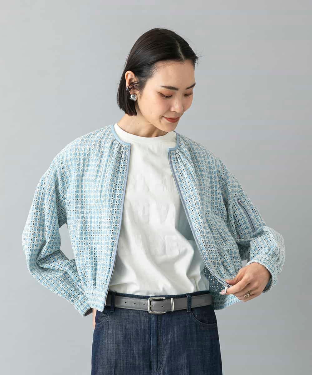 FMKGD01120 MICHEL KLEIN(ミッシェルクラン) クラックプリントロゴTシャツ イエロー