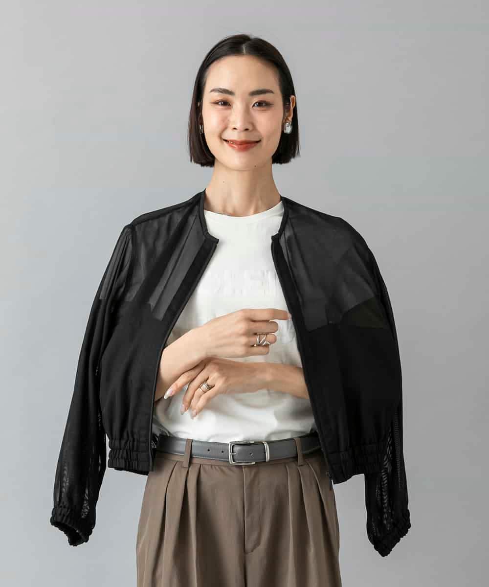 FMKGD01120 MICHEL KLEIN(ミッシェルクラン) クラックプリントロゴTシャツ イエロー