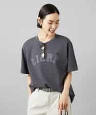 FMKGD02140 MICHEL KLEIN(ミッシェルクラン) ボクシーロゴＴシャツ ライトグレー