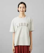 FMKGD02140 MICHEL KLEIN(ミッシェルクラン) ボクシーロゴＴシャツ ライトグレー