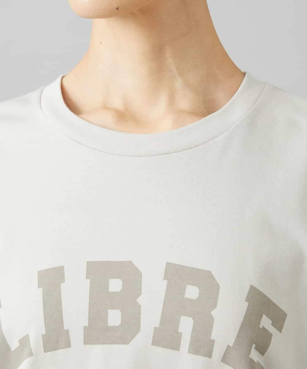 FMKGD02140 MICHEL KLEIN(ミッシェルクラン) ボクシーロゴＴシャツ ライトグレー