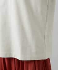 FMKGD02140 MICHEL KLEIN(ミッシェルクラン) ボクシーロゴＴシャツ ライトグレー