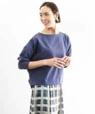 FMKGD04150 MICHEL KLEIN(ミッシェルクラン) タックデザイン バスクTシャツ アイボリー