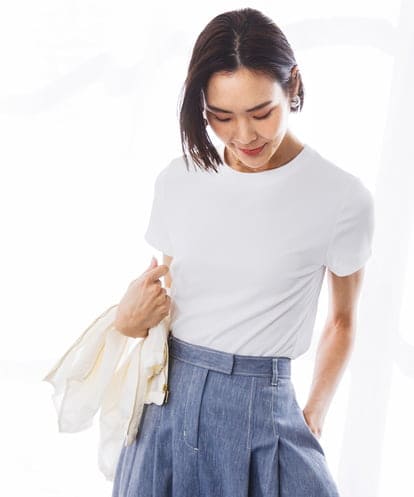 FMKGD07120  [遮熱効果素材]クリーンシルエットTシャツ