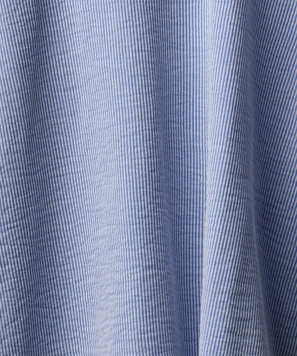 FMKGD10180 MICHEL KLEIN(ミッシェルクラン) [新色追加/接触冷感]サッカードルマンスリーブカットソー ブラック