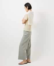 FMKGD11120 MICHEL KLEIN(ミッシェルクラン) シアークルーネック プルオーバー ブルー