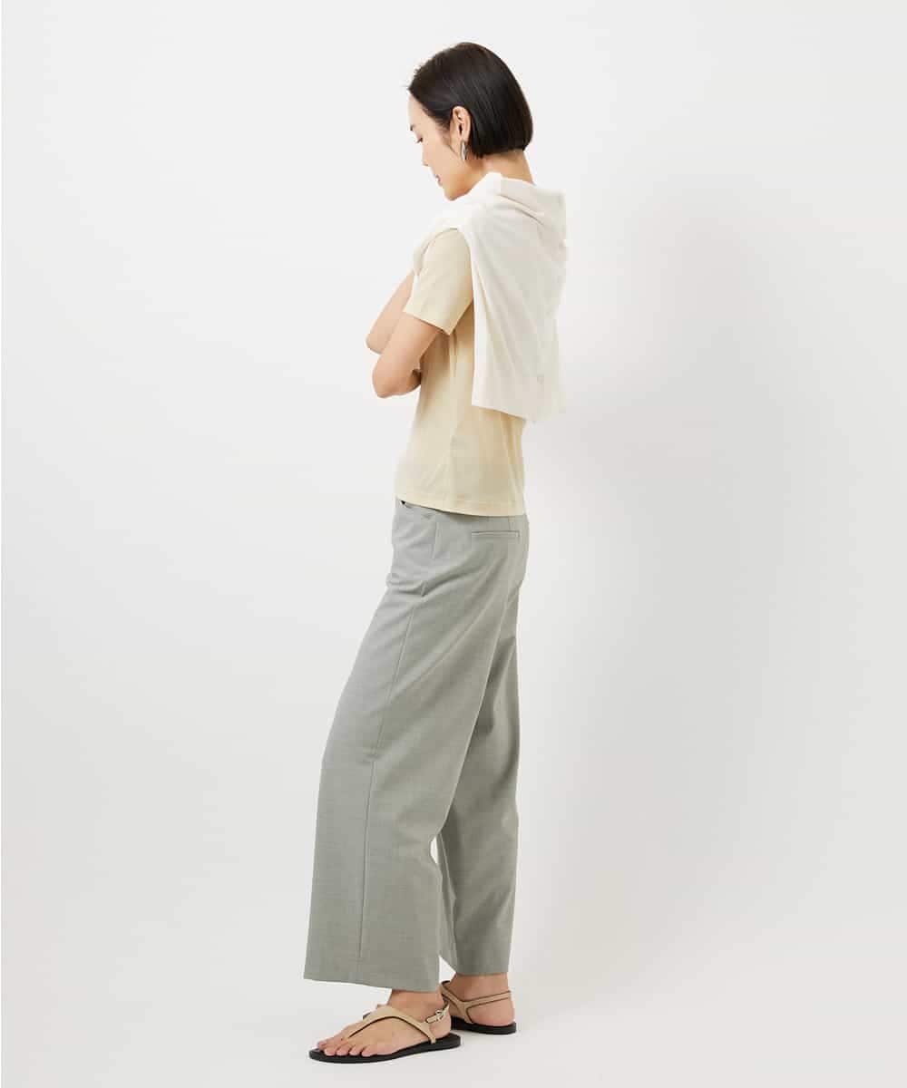 FMKGD11120 MICHEL KLEIN(ミッシェルクラン) シアークルーネック プルオーバー ブルー