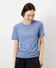 FMKGD11120 MICHEL KLEIN(ミッシェルクラン) シアークルーネック プルオーバー ブルー