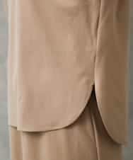 FMKGD15200 MICHEL KLEIN(ミッシェルクラン) [セットアップ対応]ヴィンテージサテンカットソー ベージュ