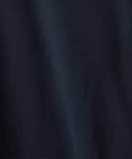 FMKGD18160 MICHEL KLEIN(ミッシェルクラン) 裏毛スキッパーカットソー ネイビー
