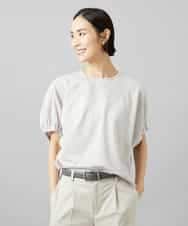 FMKGE10180 MICHEL KLEIN(ミッシェルクラン) [新色追加/接触冷感]サッカードルマンスリーブカットソー ベージュ