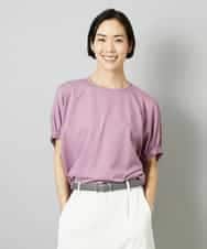 FMKGE10180 MICHEL KLEIN(ミッシェルクラン) [新色追加/接触冷感]サッカードルマンスリーブカットソー ベージュ