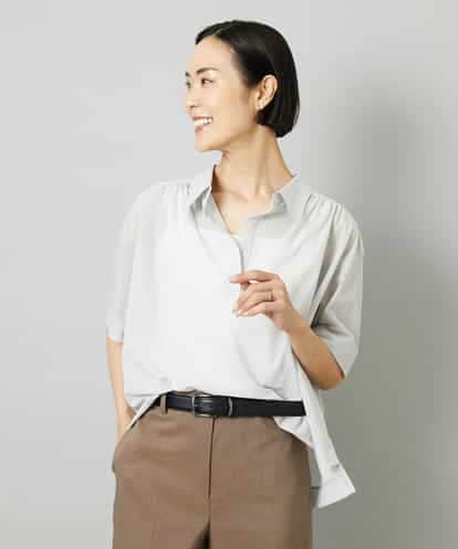 FMKHD03190 MICHEL KLEIN スキッパーシアーシャツ