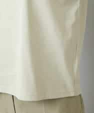 FMKHD04160 MICHEL KLEIN(ミッシェルクラン) メタリックチェーンテープ刺繍ロゴＴシャツ ライトグレー
