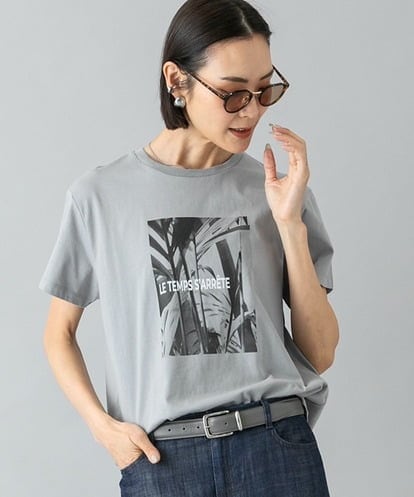 FMKHD27120 MICHEL KLEIN [WEB限定カラー]フォトTシャツ