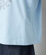 FMKHE05130 MICHEL KLEIN(ミッシェルクラン) 透明箔プリントTシャツ ホワイト