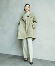 FMLAD19210 MICHEL KLEIN(ミッシェルクラン) [セットアップ対応]コージーパンツ ベージュ